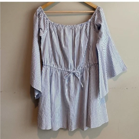 Lovers + Friends Stay Dress Stripe L - Picture 2 of 6